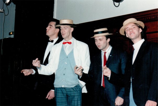 Experimentkvartetten i slutet av 1980-talet. Bild 2
