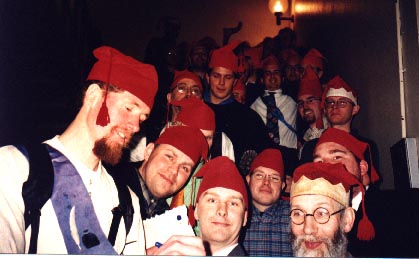 Gruppfoto vid Valmotet den 25/4 1998